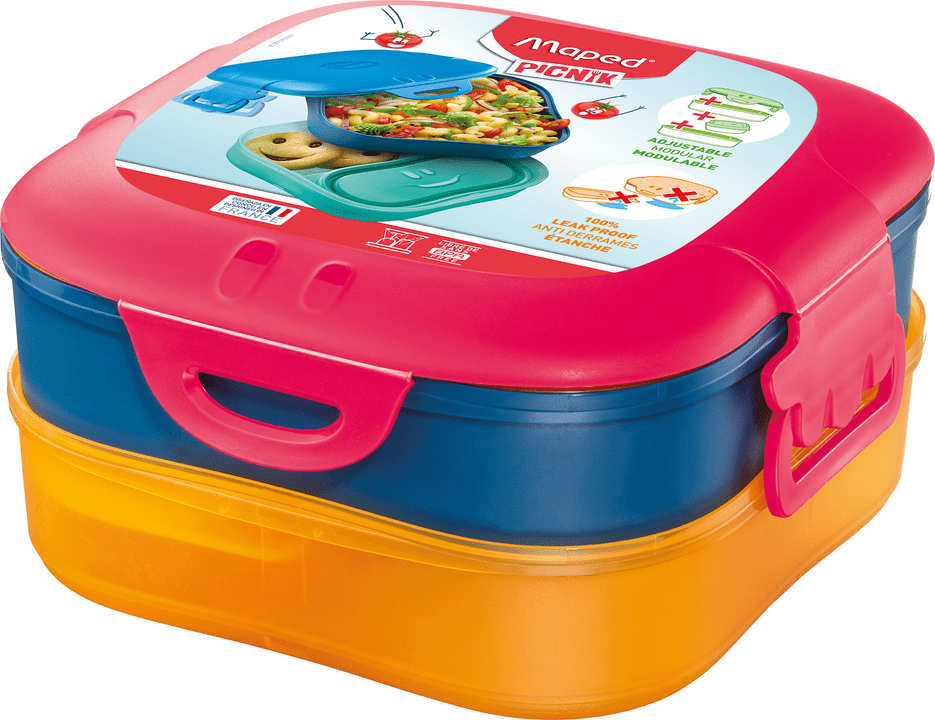 CONCEPT KIDS 3-IN-1 LUNCH BOX PINK – Maped Canada